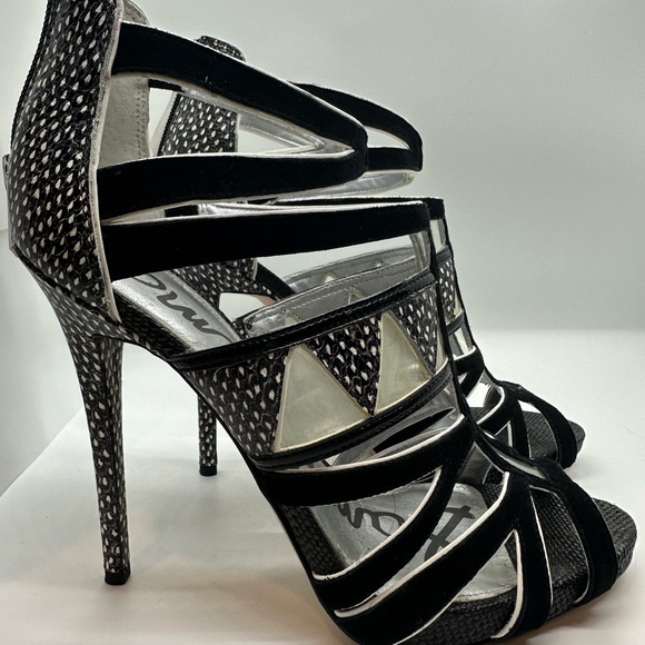 Sam Edelman Shoes - Sam Edelman Black & White Heels
